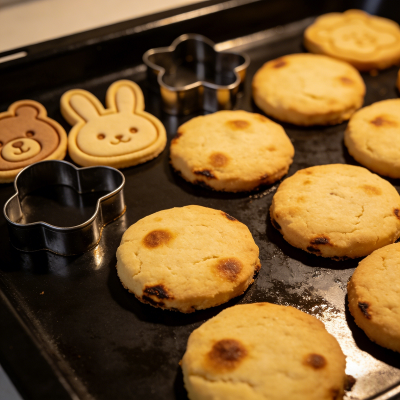 Baking & Shaping Tools: Create perfectly shaped treats with professional baking trays and fun cookie cutters.