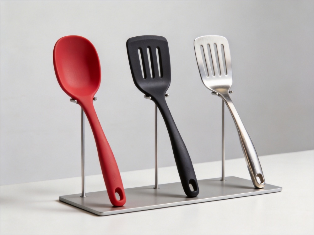 Silicone vs nylon vs stainless steel kitchen utensils comparison