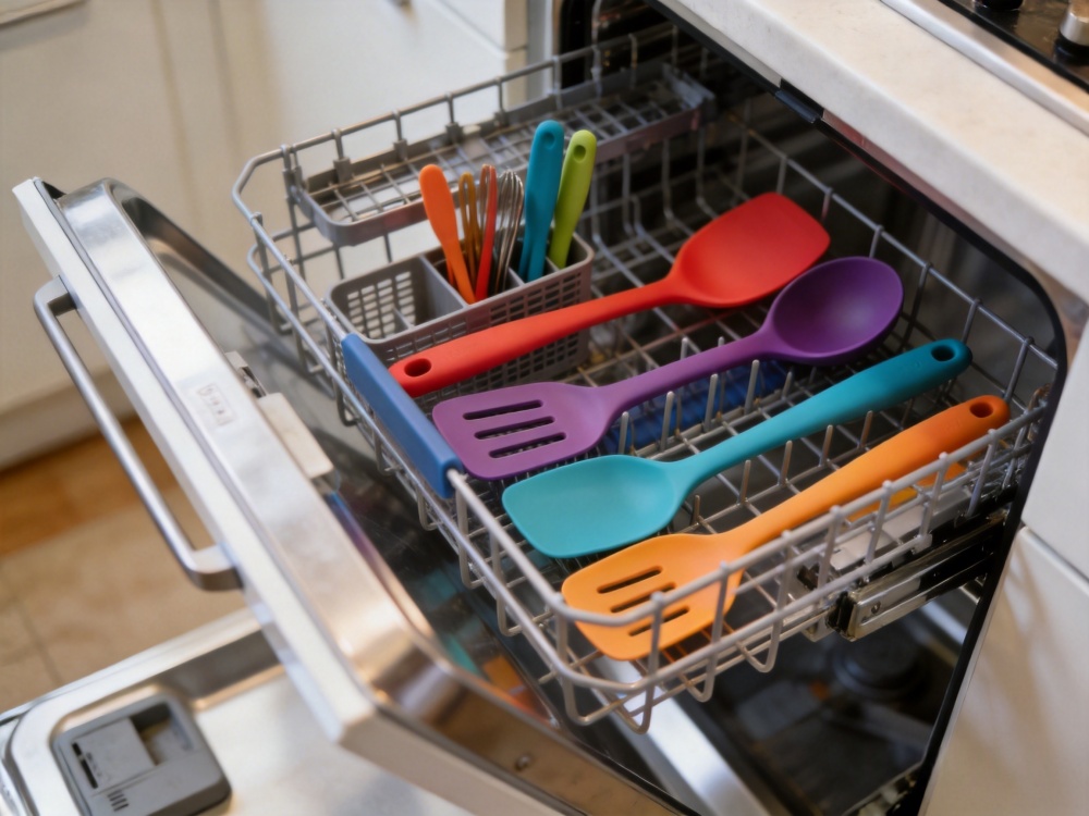 Dishwasher safe silicone kitchen utensils