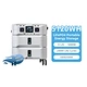 5000W 5120WH 51.2V Portable Power Station with Large Capacity Fast Charging MPPT Flashlight for Camping Solar Panel Generator