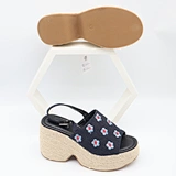 Ladies' wedge heel sandals