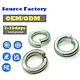 DIN127 Stainless Steel Spring Lock Washer M3-M12 Zinc Plated Single Coil Square Ends Elastic Gasket for Industrial Assembly