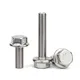 Factory Direct Sales M4 M5 M6 M8 M10 Stainless Steel 304  Hexagon Flange Bolts GB5789 Standard