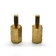 CNC Machined Brass Hex Standoff Spacer Single Thread Metric Coarse Thread Male/Female PCB Mount Connector Support Column