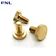 brass knurled screw
