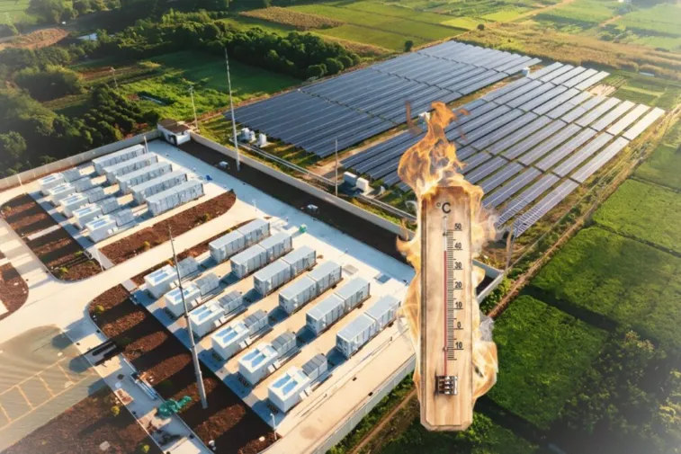 Solar-plus-Storage Heatwaves Guide: Prevent Thermal Degradation & Protect BESS Lifetime