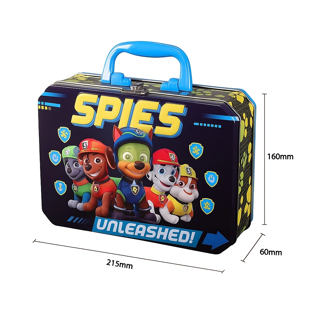 Wangwang Team Embossed tin lunch box