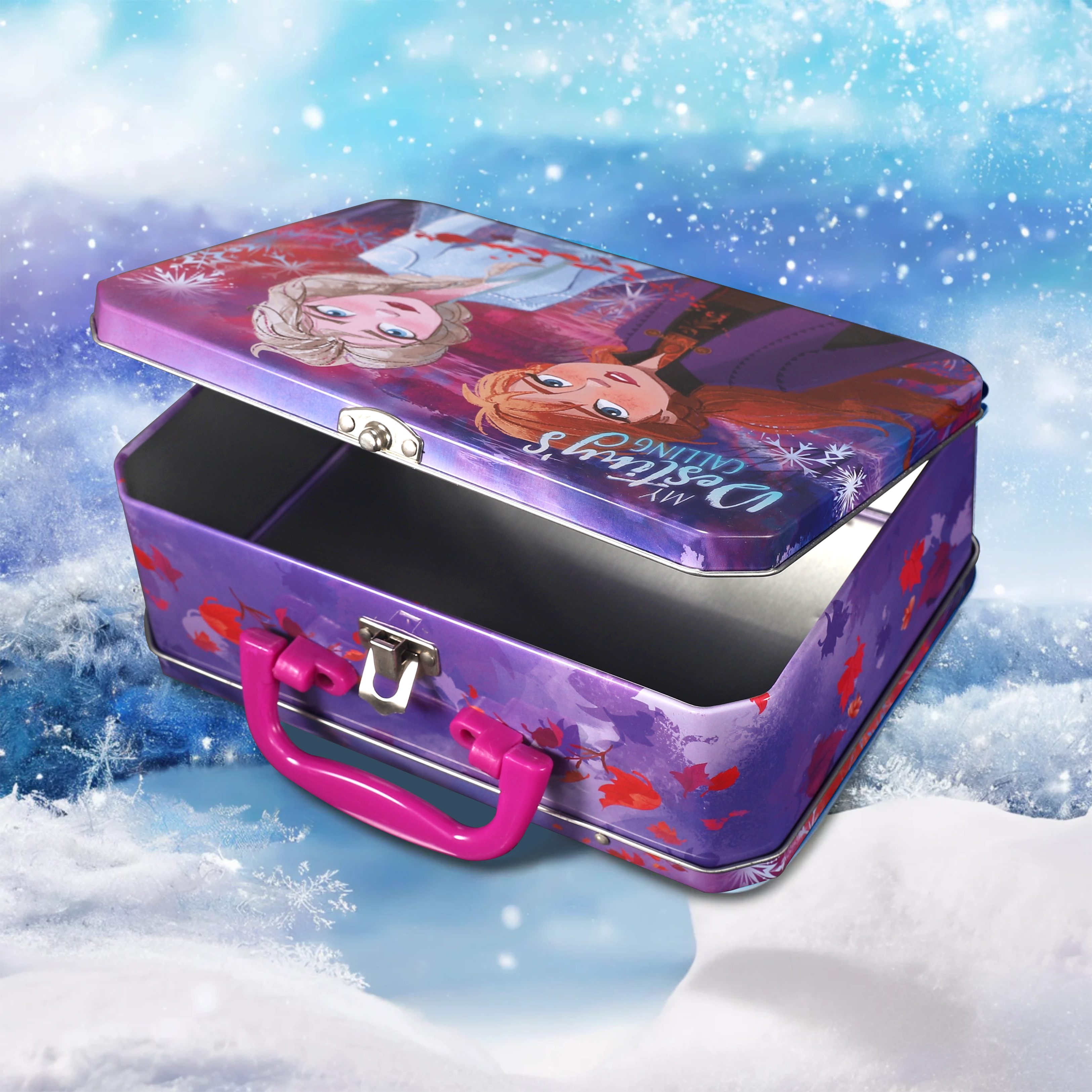 Frozen Theme tin lunch box
