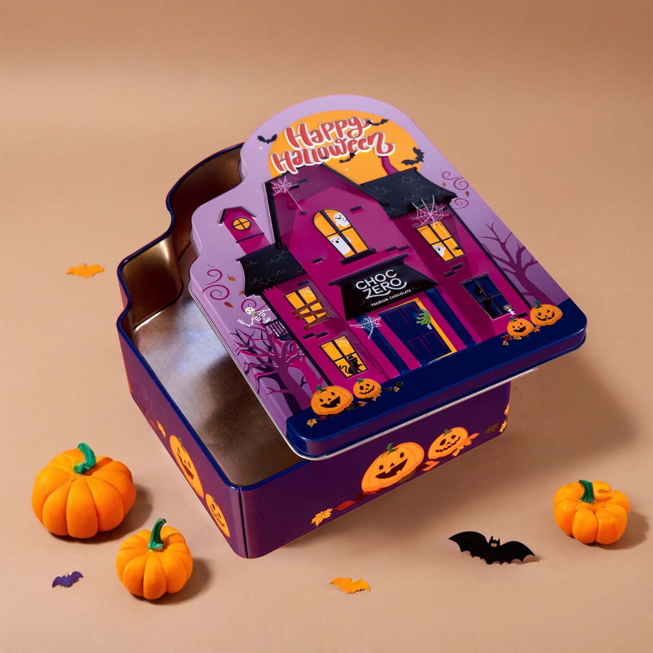 Halloween tin box