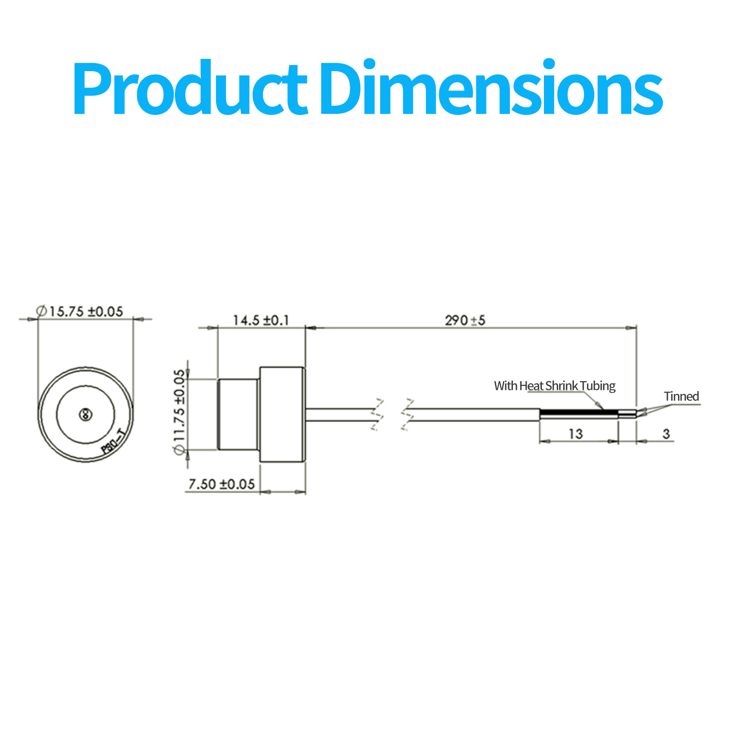 Dimension Drawing of Each Component