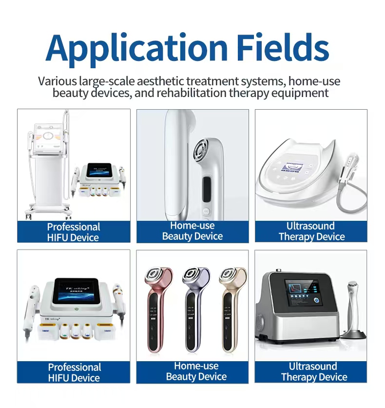 Application of Ultrasonic Focused Transducers in the Field of Medical Aesthetics