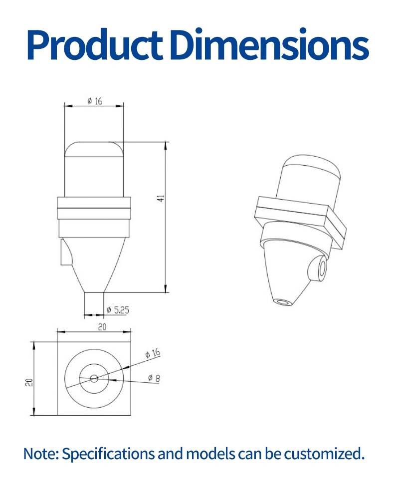 Dimension Drawing of Each Component