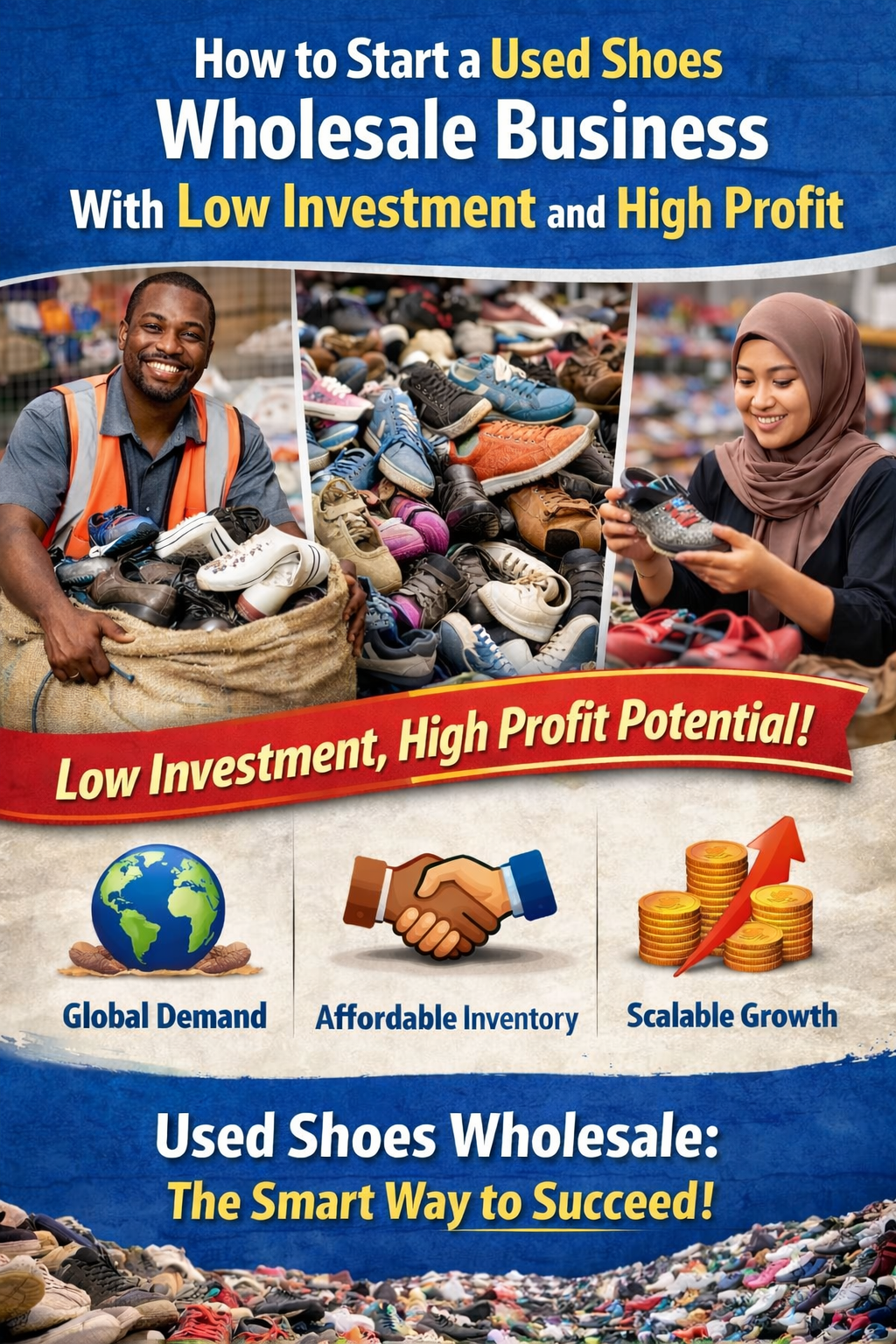 How to Start a Used Shoes Wholesale Business With Low Investment and High Profit
