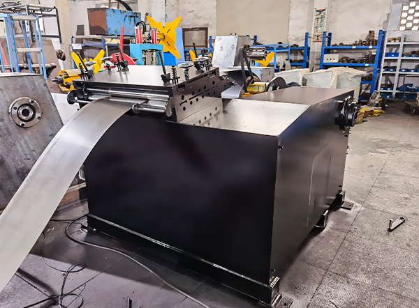 SUNWAY 2-in-1 hydraulic decoiler and leveller machine for space-saving coil processing