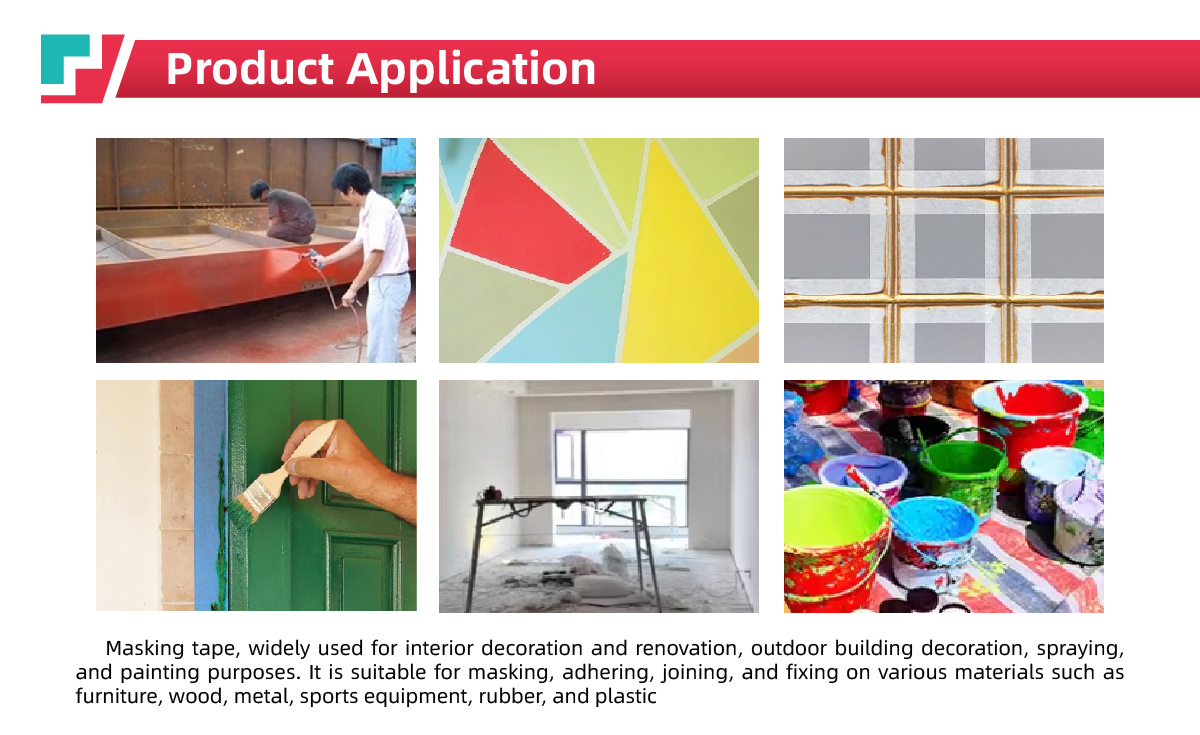 painter tape application