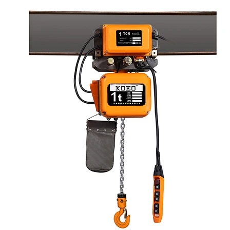 1T Single Chain Single Speed Traveling Type Electric Chain Hoist EQ01-01Y