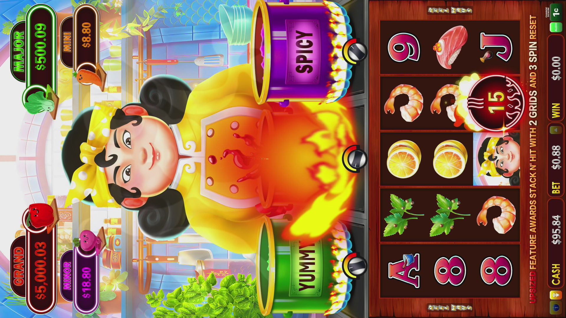 Big Hot Flaming Pots Slot Game