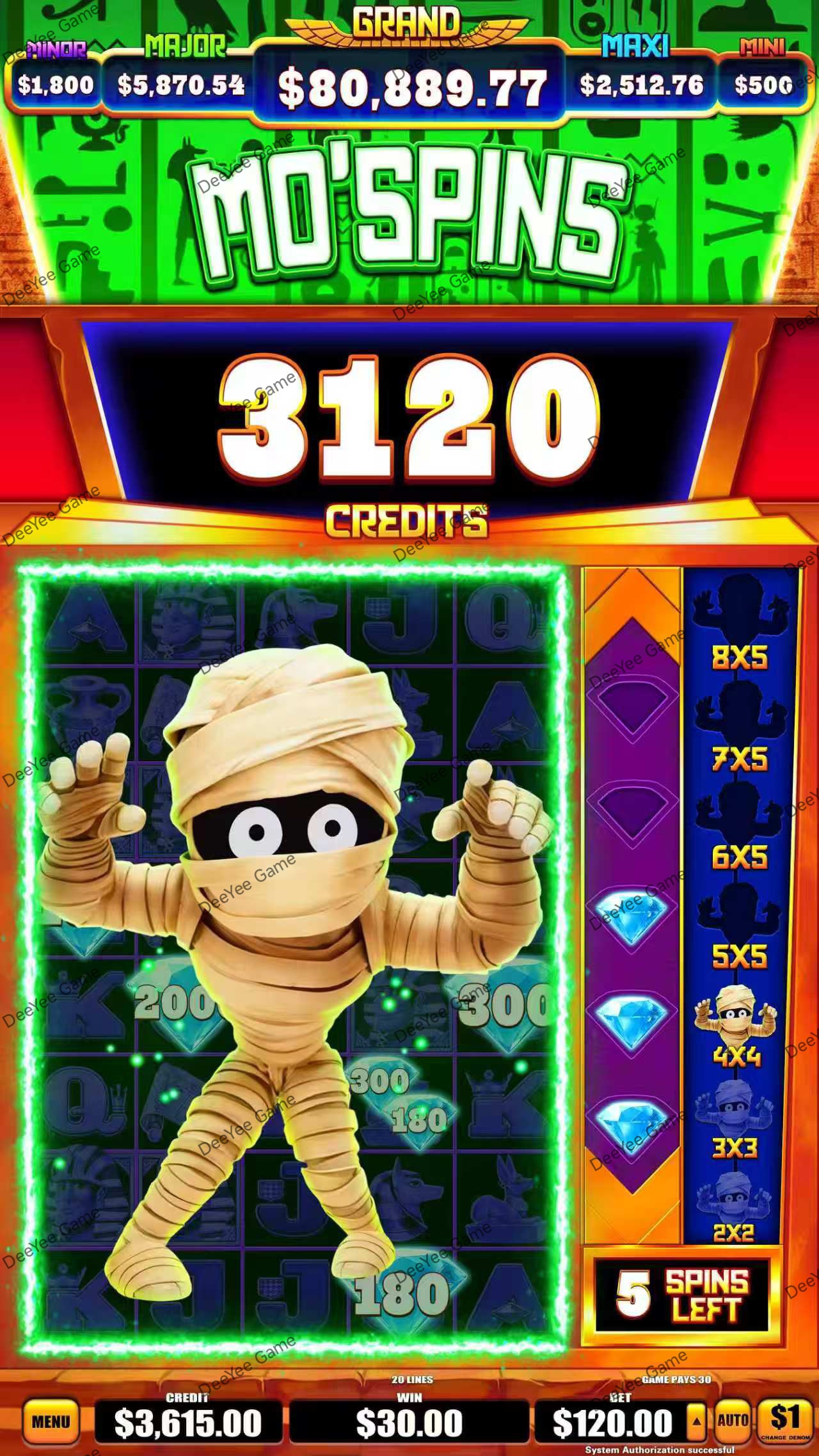 Mo Mo Mo Mummy Slot Game