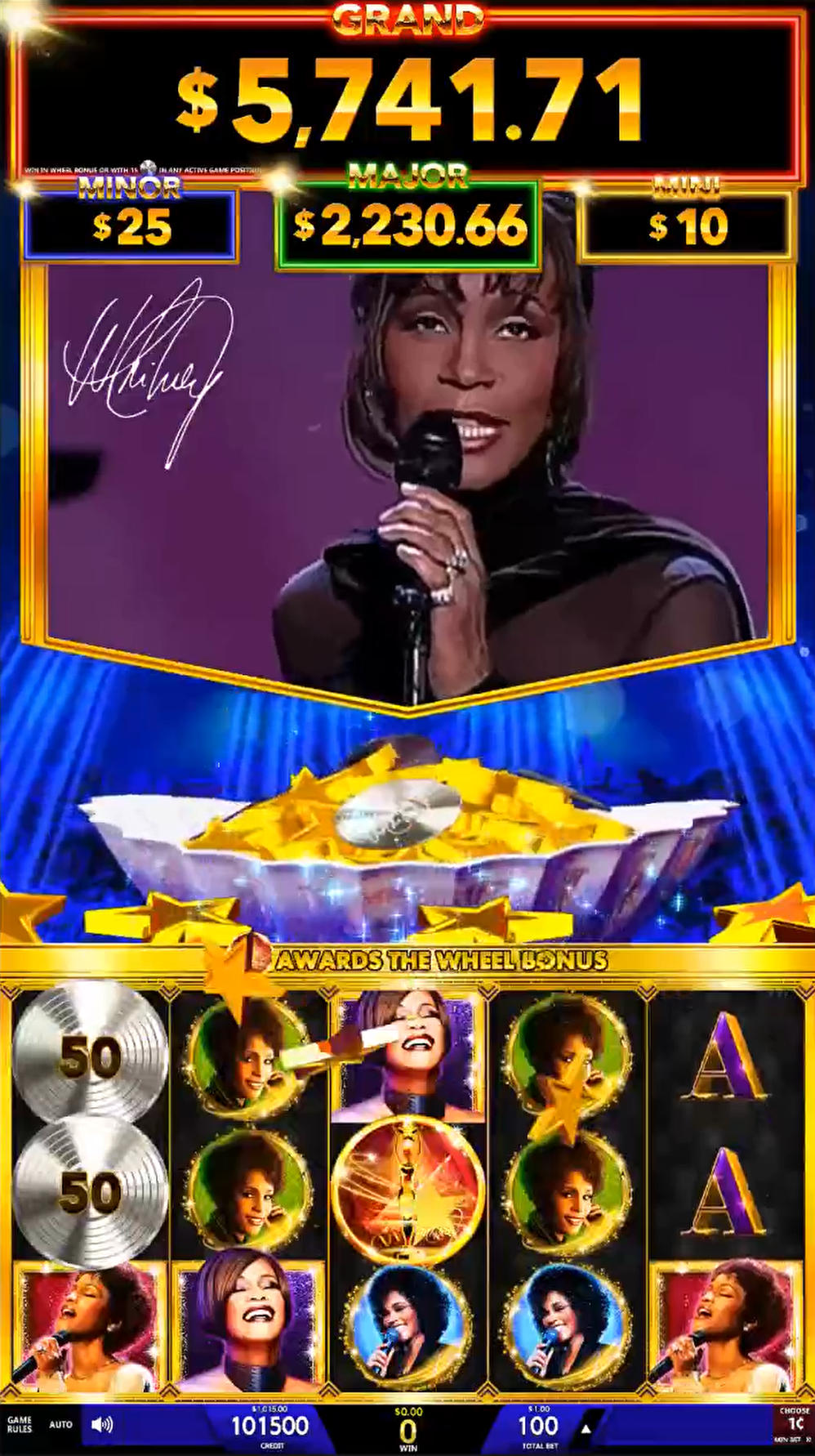 Whitney Houston slot game