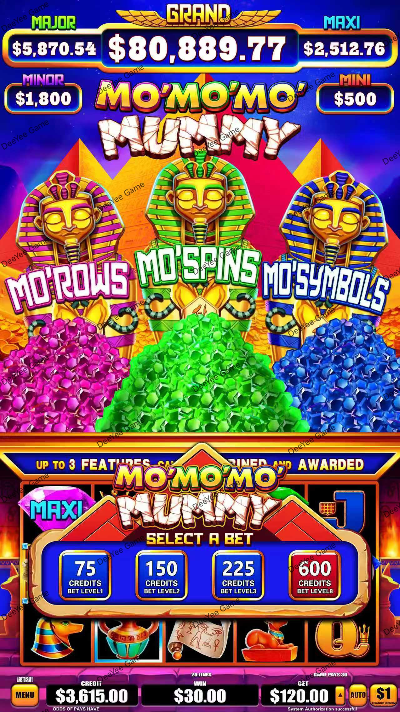 Mo Mo Mo Mummy Slot Game