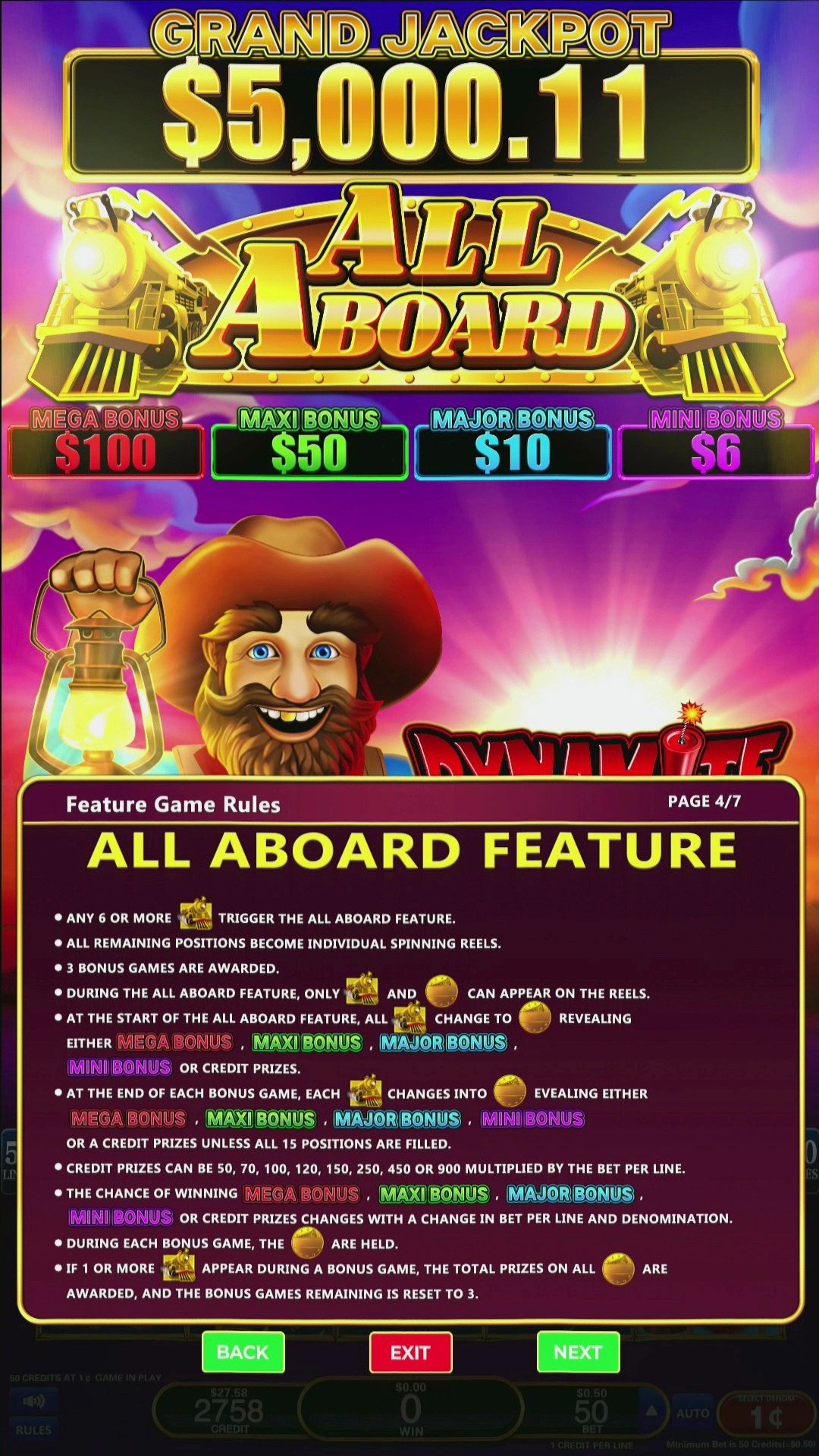 All Aboard Slot Game