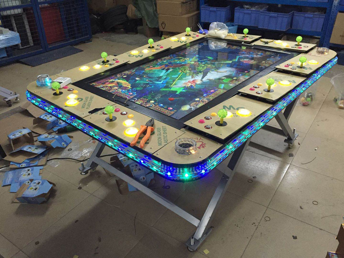 8 player folding fish table