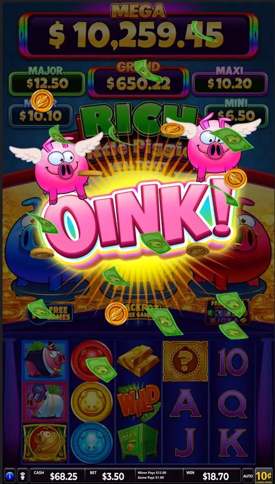 Rich Little Piggies Slot Game