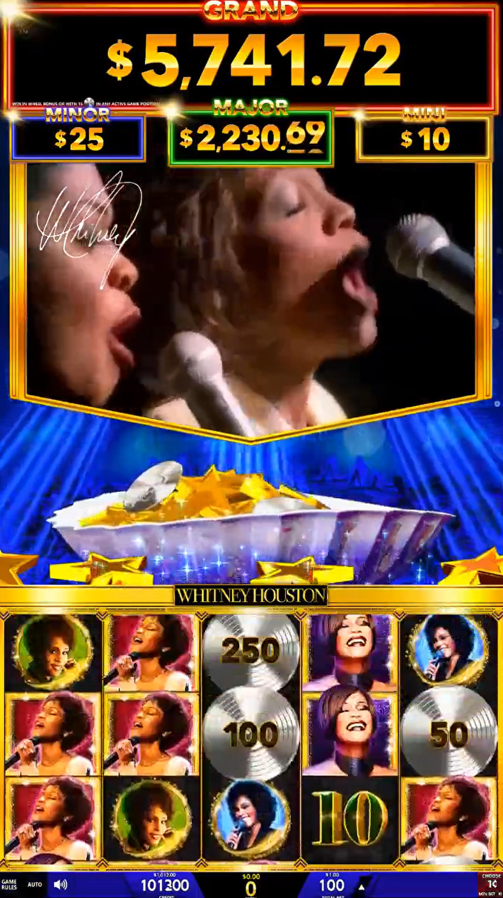 Whitney Houston slot game