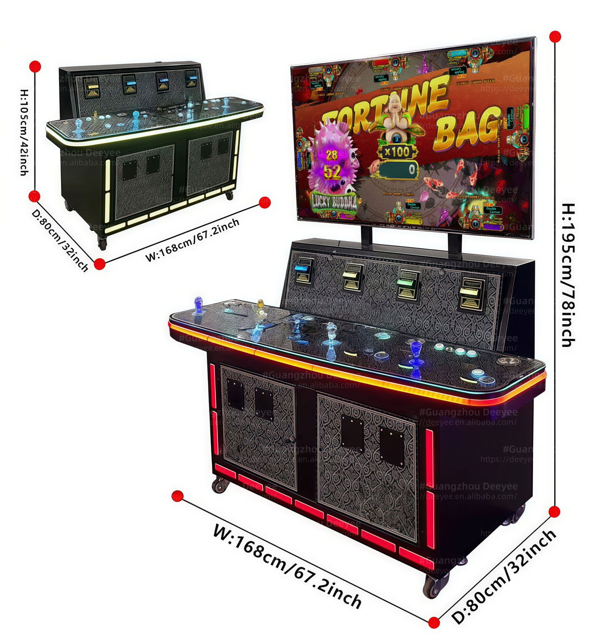 4 Seater Fish Table For Sale