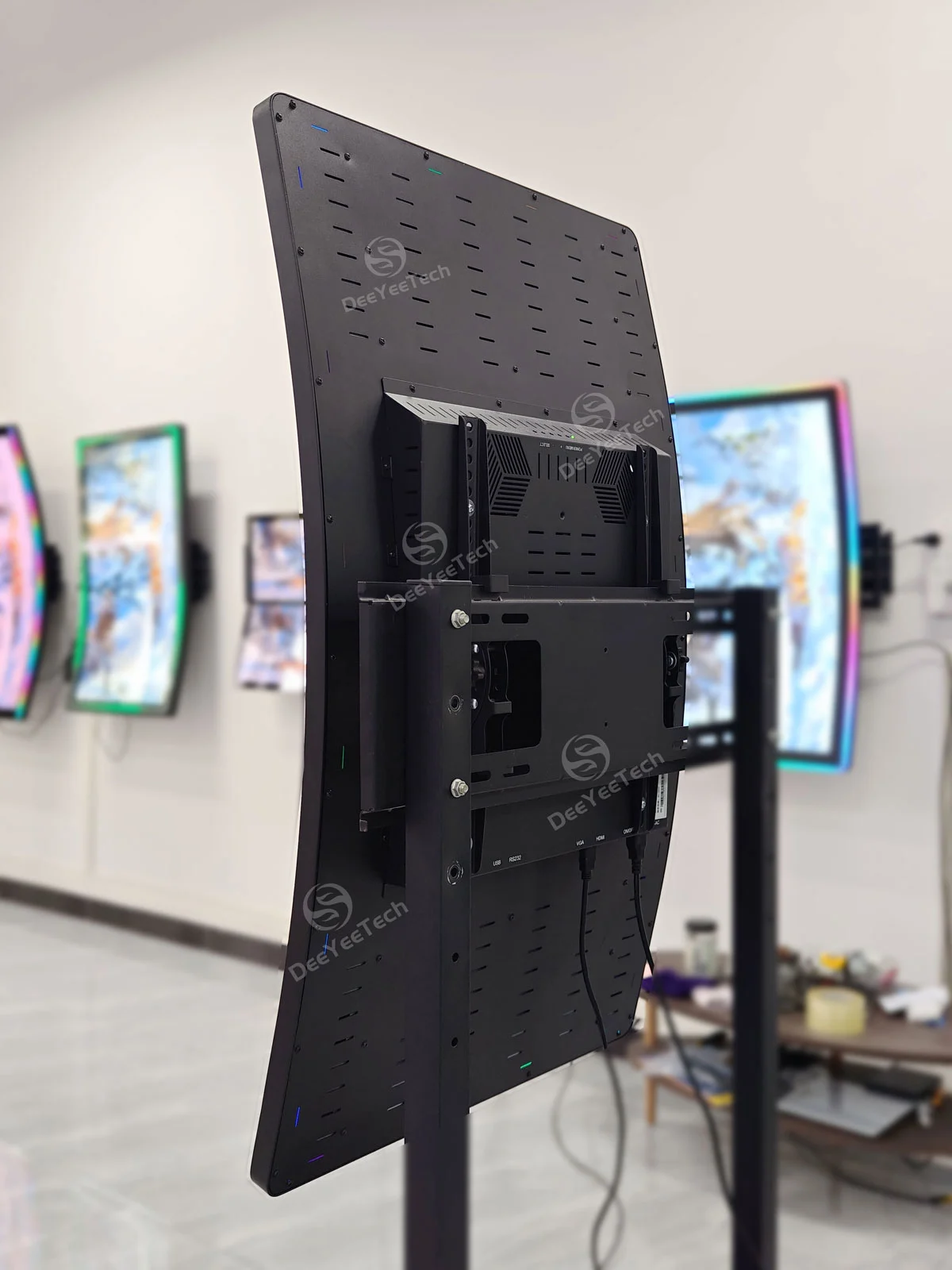 slot machine curved monitor