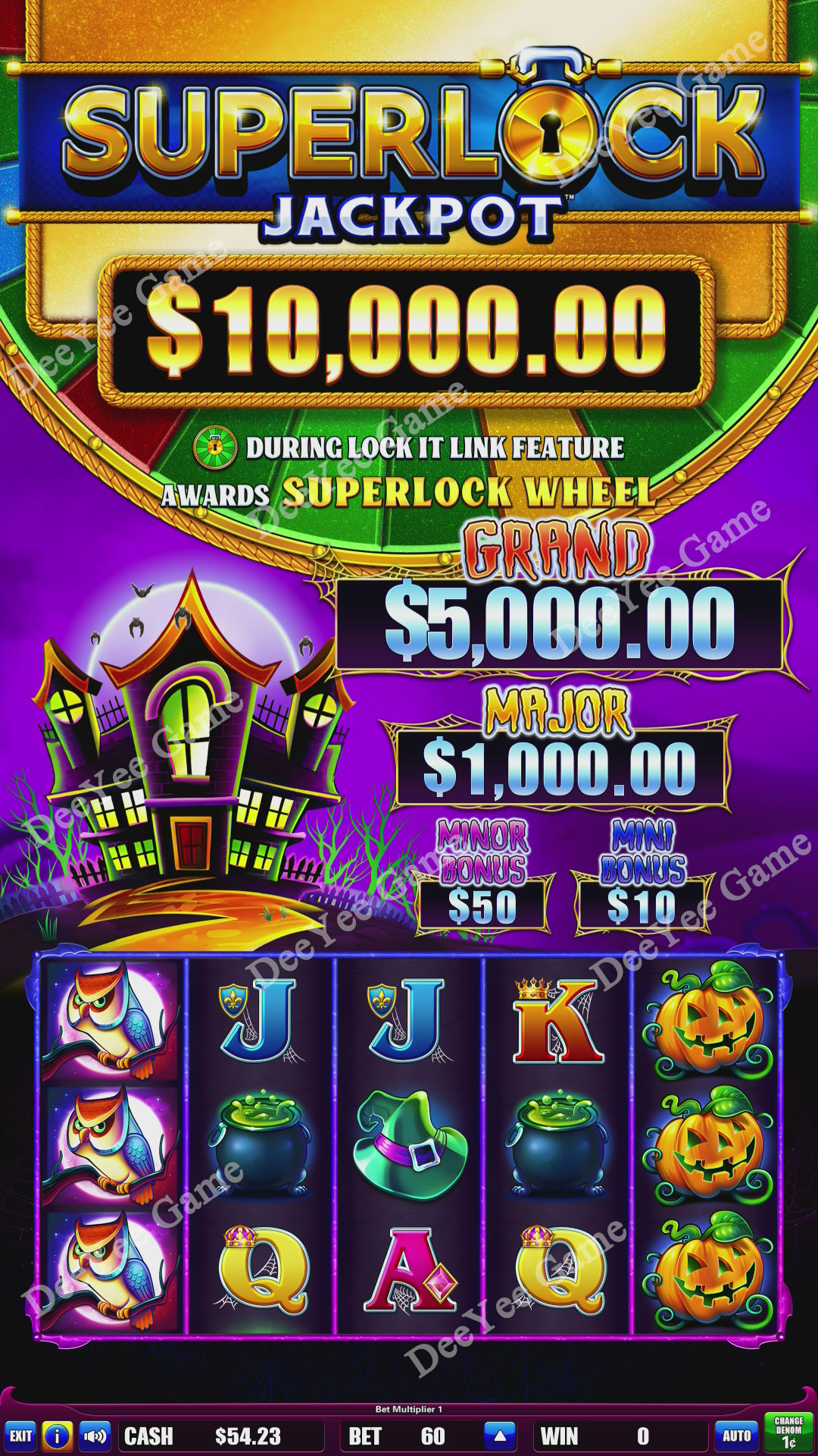 Superlock Jackpot slot machine game