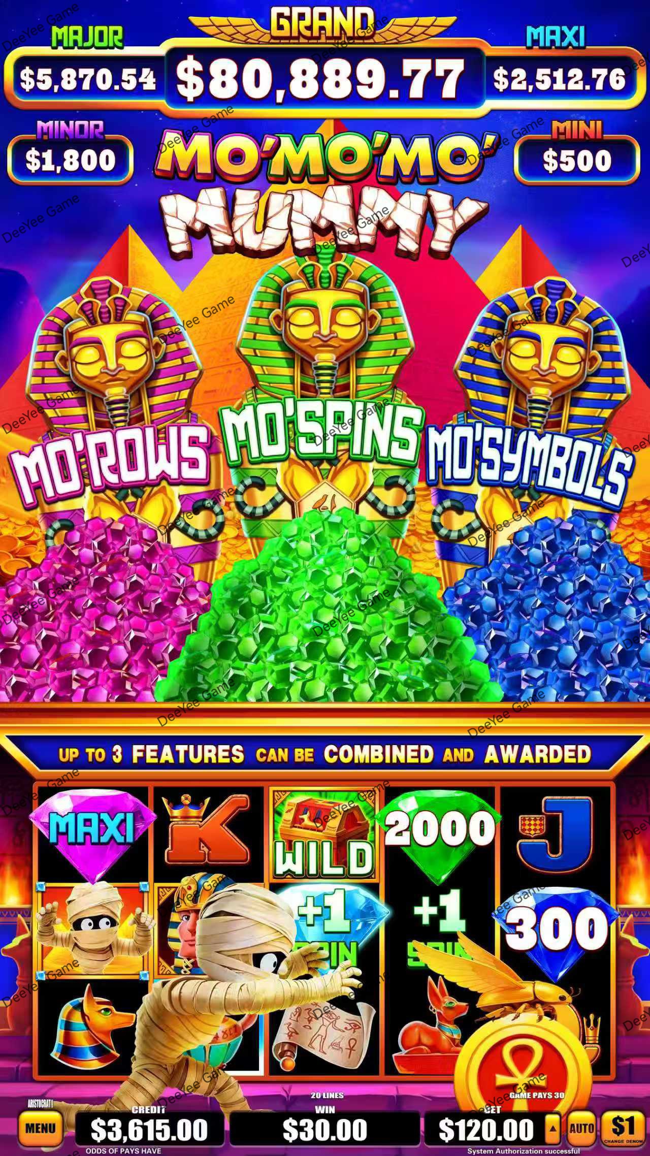 Mo Mo Mo Mummy Slot Game