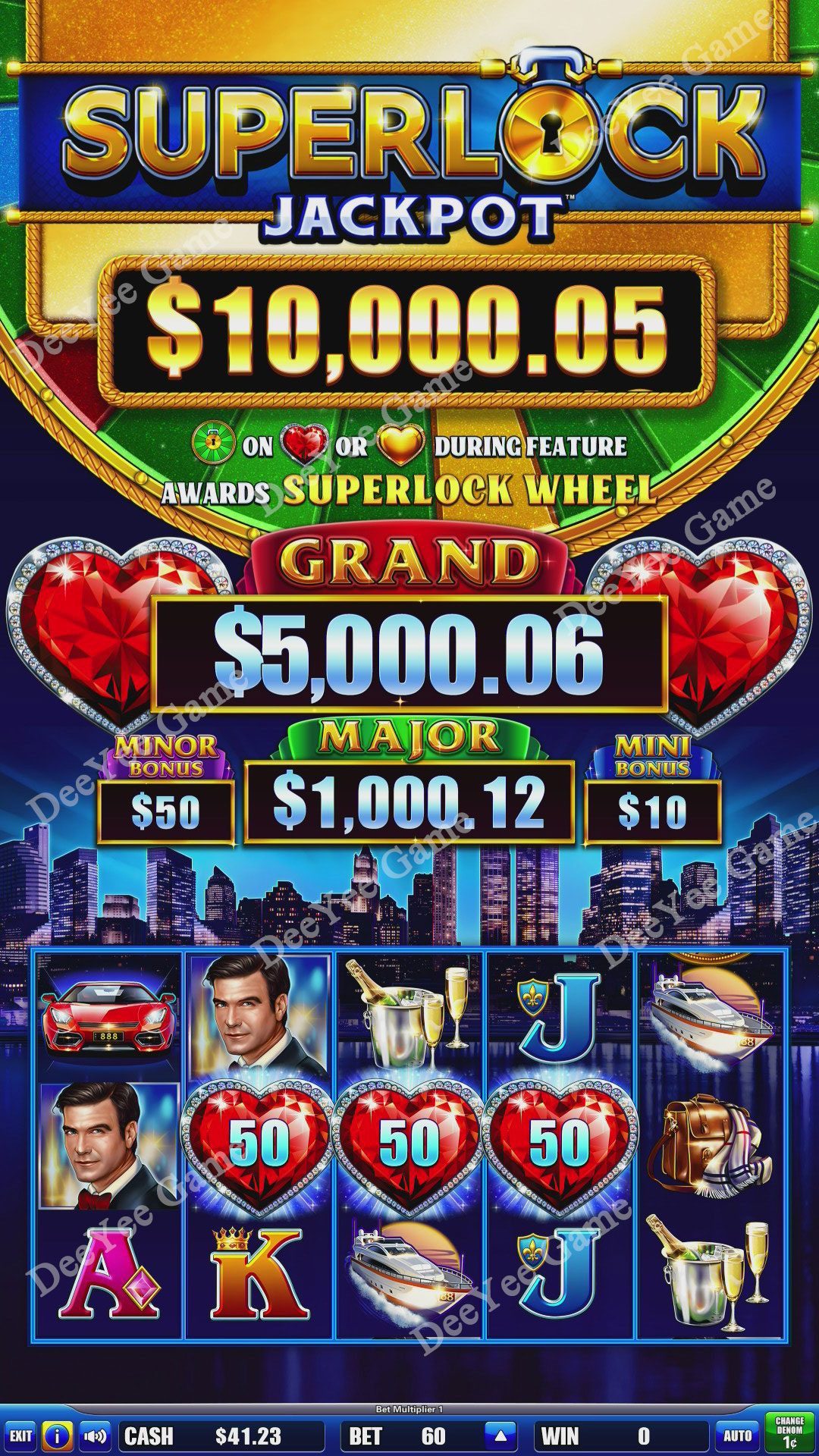 Superlock Jackpot slot machine game