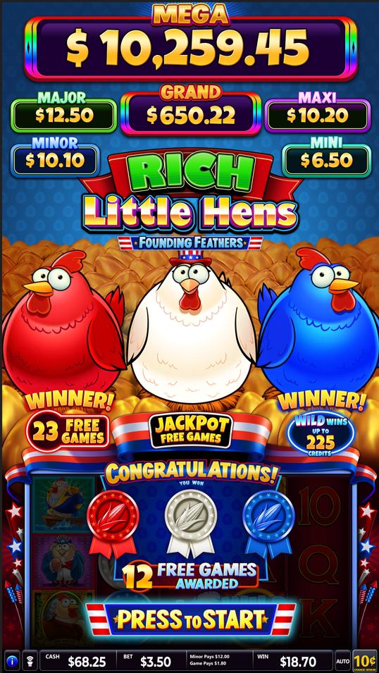 Rich Little Hens slot game