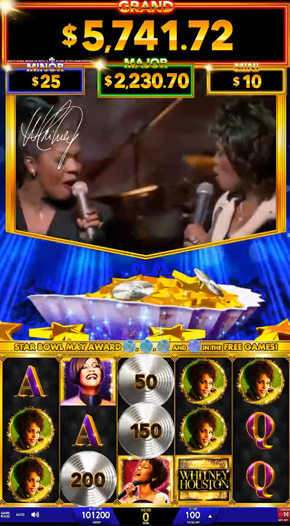 Whitney Houston slot game