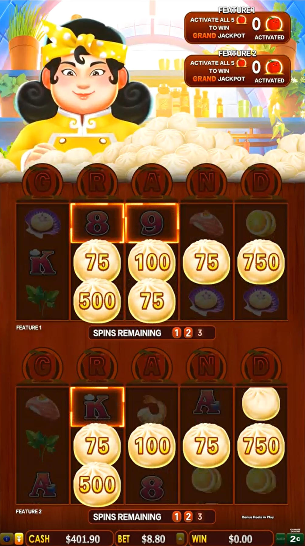 big hot flaming pots slot game