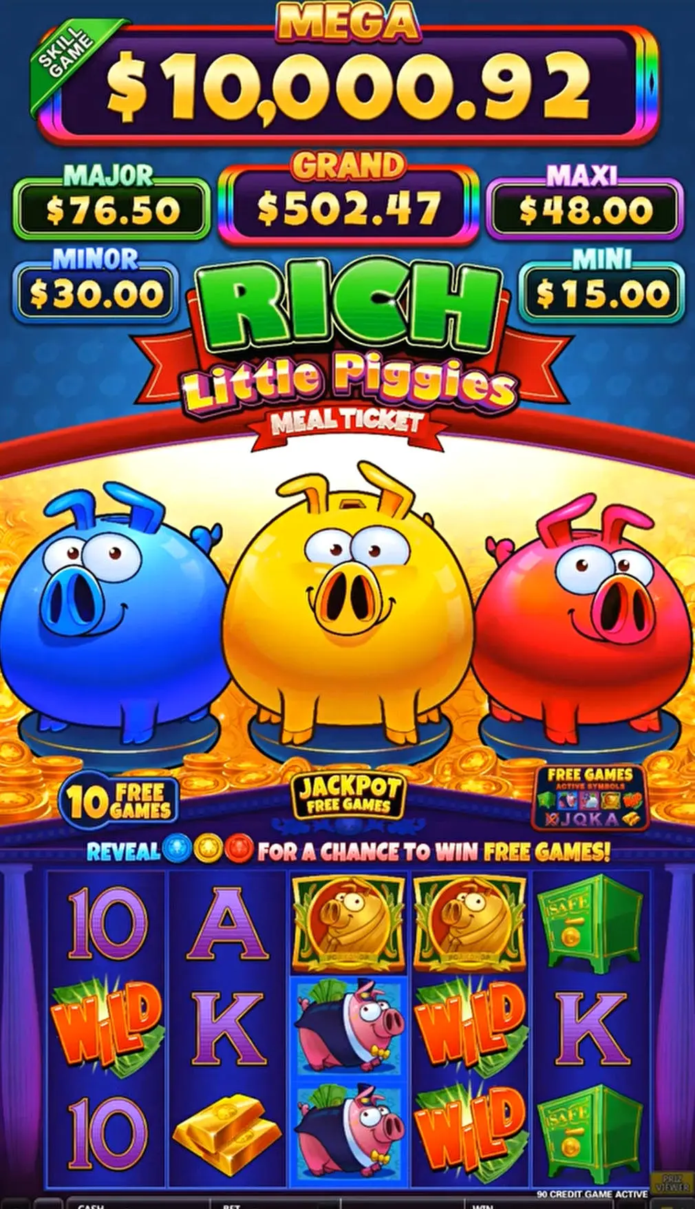 Rich Little Piggies Slot Game