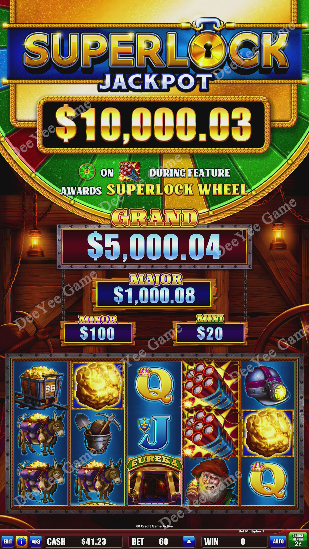 Superlock Jackpot slot machine game