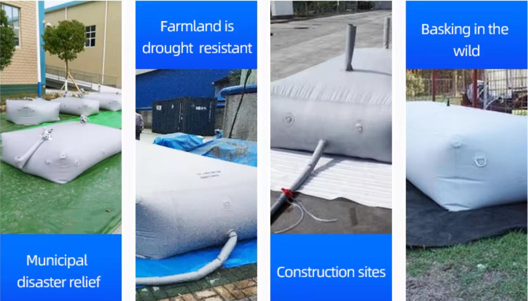 Foldable Bladder Tank for Irrigation Drinking Water Disaster Relief Flexible Foldable Pvc Water Tank Agriculture for Water Use