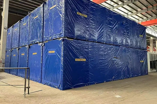 610gsm 18oz PVC coated Tarpaulin 40ft 20FT container PVC tarpaulin cover