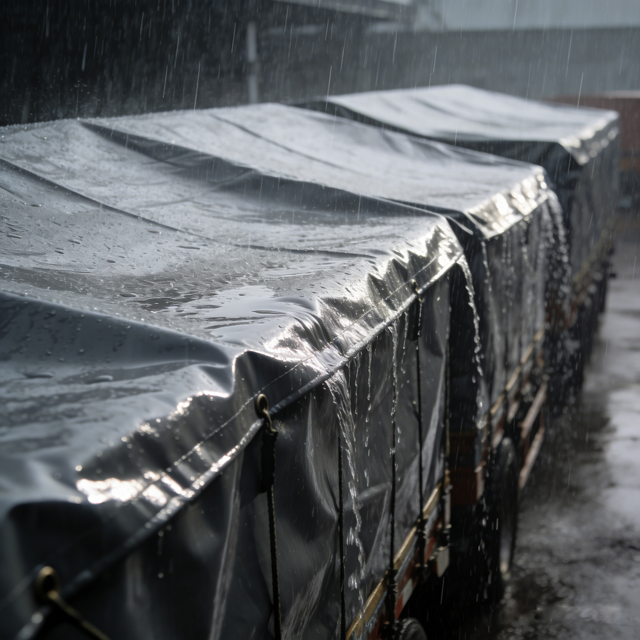 PVC tarp withstand exposure to oils, greases, and weak acids/alkalis, offering greater versatility across diverse applications.