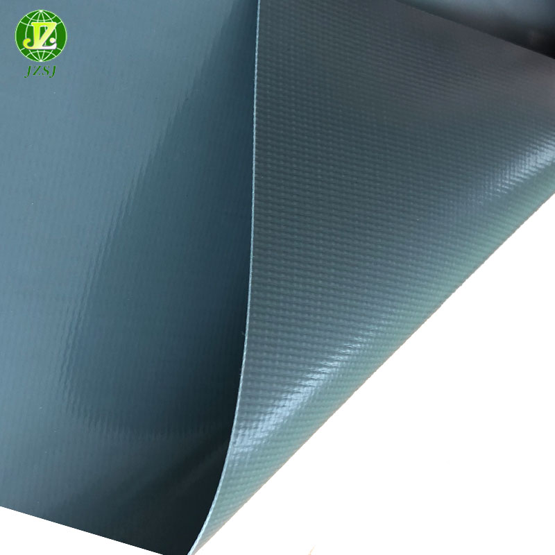 0.45mm Heavy Duty Blue PVC coated tarpaulin for roof cover
