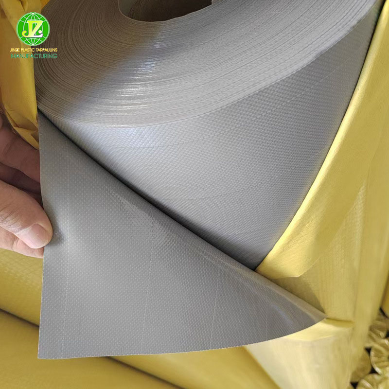 Grey pvc tarpaulin roll