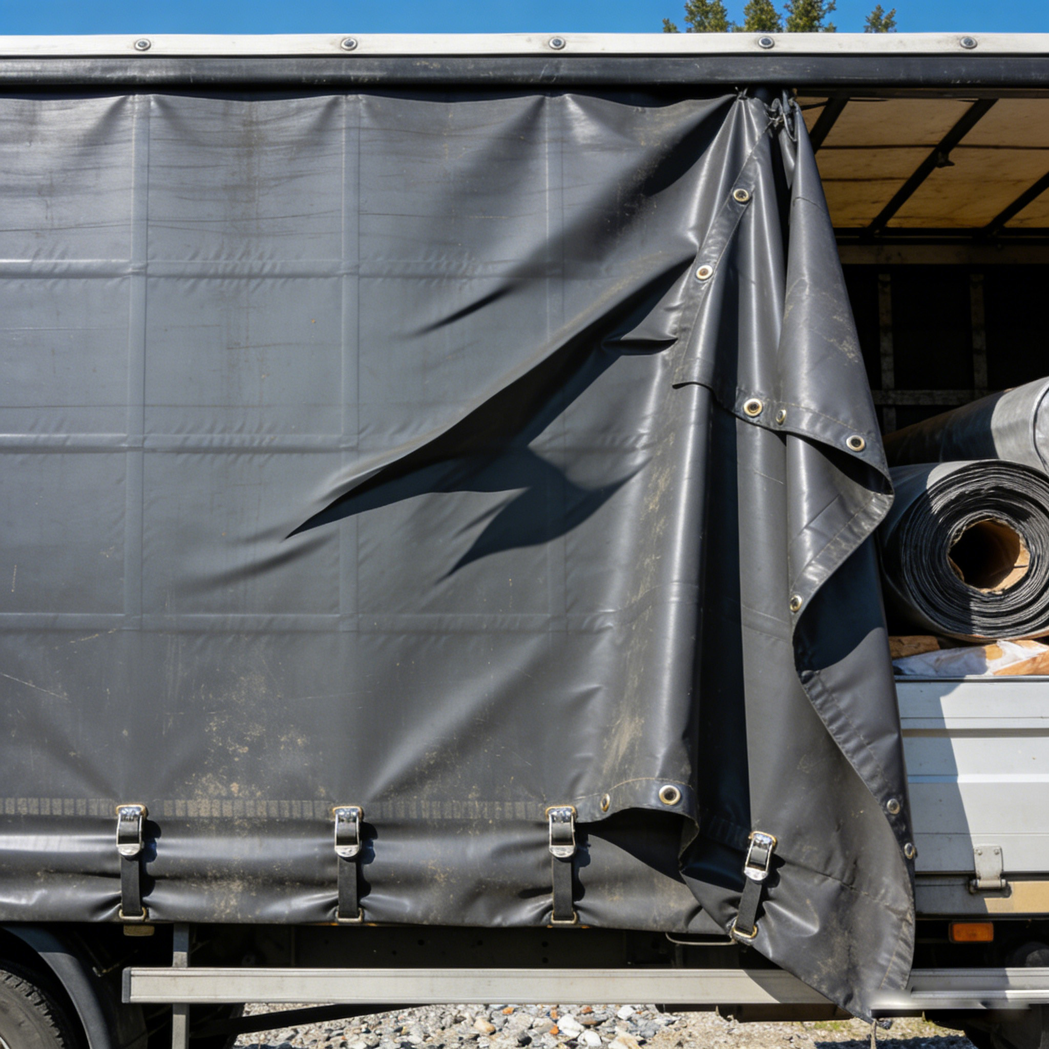 PVC tarp withstand exposure to oils, greases, and weak acids/alkalis, offering greater versatility across diverse applications.