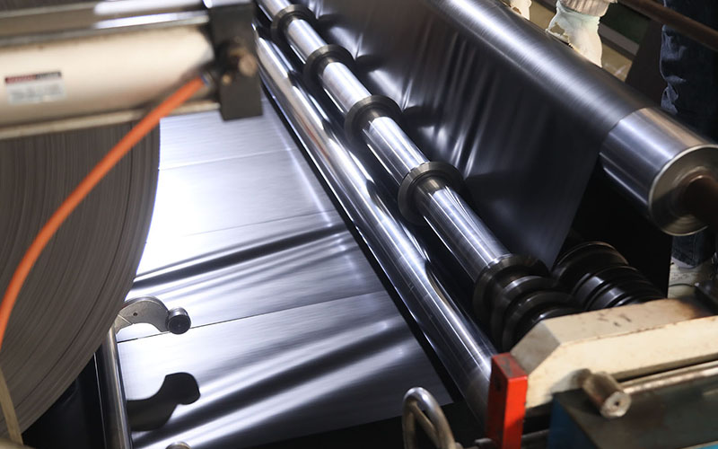black tarpaulin roll