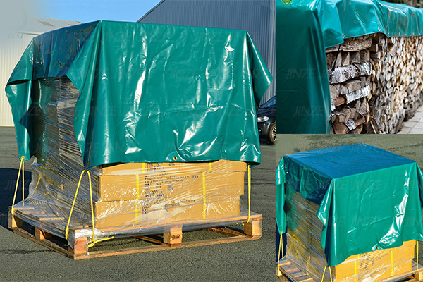 350gsm Pvc Knife Coated Tarpaulin 30*17 500*1000 for Cover for pallet cover