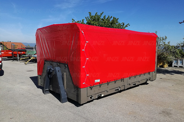 Pvc Knife Coated Tarpaulin for flatbed trailer cover​