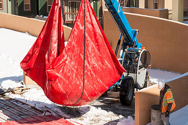 18oz 500d 20'x20' heavy duty 610gsm pvc snow tarp