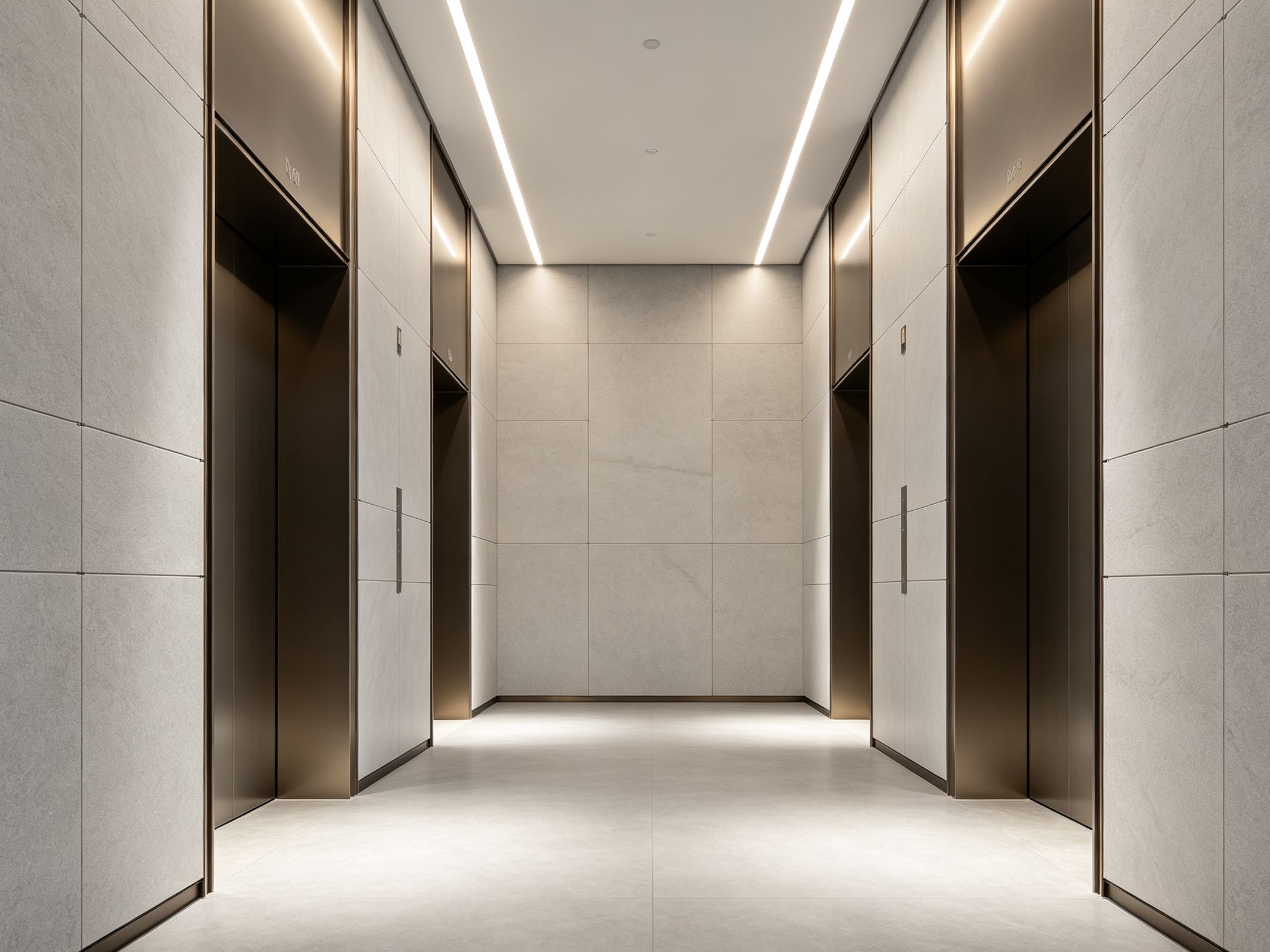 elevator waiting area wall panels