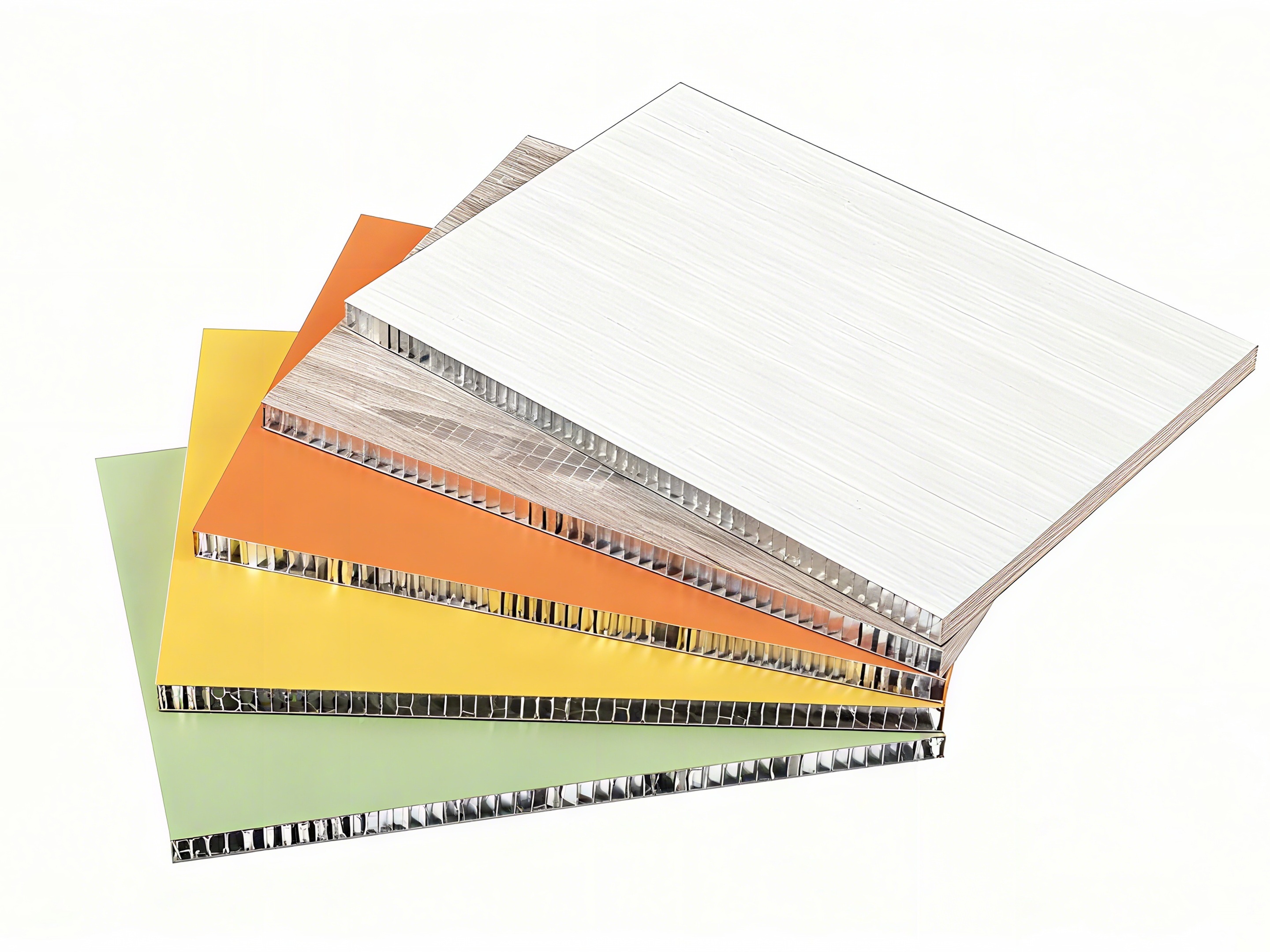 Aluminum honeycomb wall panels